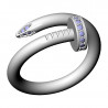 Nail Ring, Accented, 16.5 mm