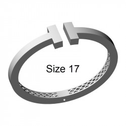 T-Shaped Bracelet, Size 17