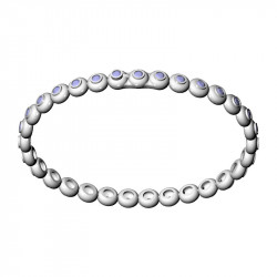 Tennis Bracelet, stones 2.5mm