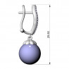 Ethereal Pavé Pearl Earrings
