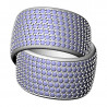 Interwoven Pavé Ring, 18.5 mm