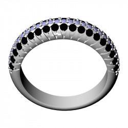 Black-White Band, 16.7 mm